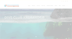 Desktop Screenshot of diveclub-kassandra.de