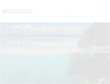 Tablet Screenshot of diveclub-kassandra.de